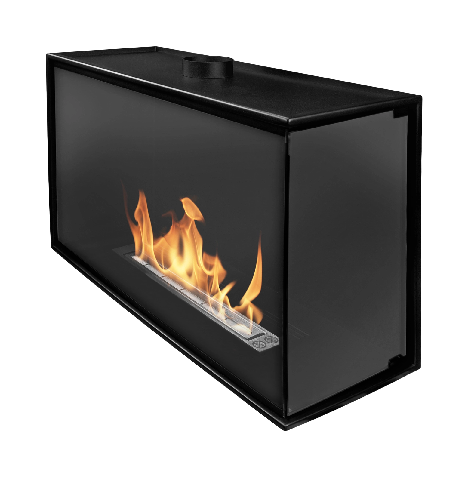 Biopejs Indbygningshjørne Med Glas Sider Højre