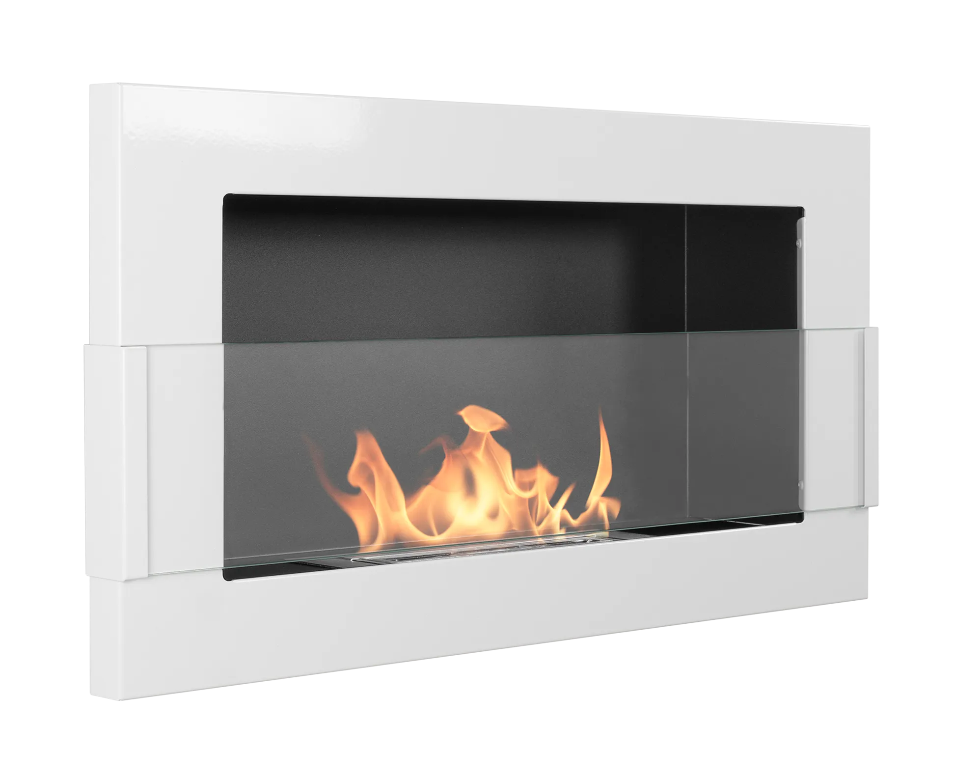 Biopejse Til Vægophæng 650x400x120mm Med Glas Hvidglans