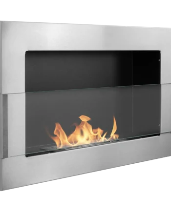 Biopejse Til Vægophæng 650x400x120mm Rustfri Med Glas