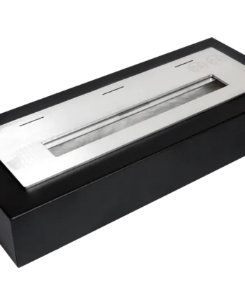 Fritstående Biopejse Fri Box Uden Glas Rustfri Sort Mat