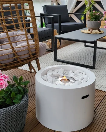 Gulvmodel Fritstående Biopejse    475 Mm Hvid Mat