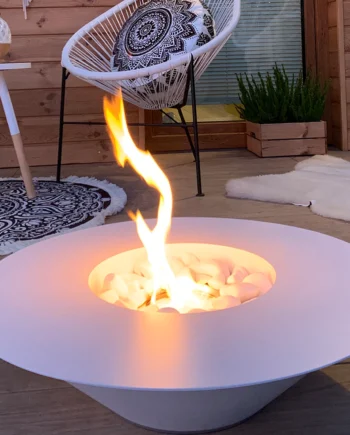 Gulvmodel Fritstående Biopejse   600mm Hvid Mat