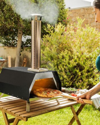 Pillefyret Pizzaovn Med Tilbehør Pizzahven