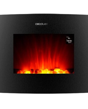 Ready Warm 2650 Curved Flames Connected Elpejs Til Væg Sort  1000-2000    26 Quot