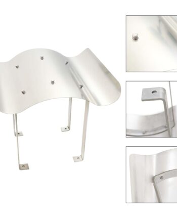 Skorstenshætte   Rustfrit Stål Sølvfarvet