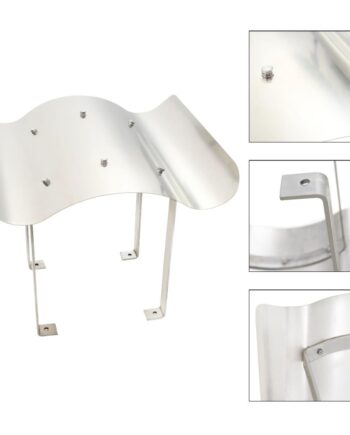 Skorstenshætte   Rustfrit Stål Sølvfarvet